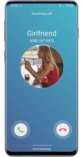 Fake call girlfriend prank screenshot 1