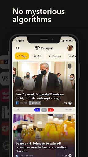 Perigon - Total 360° News screenshot 2