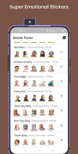 Funny Babies Stickers for WhatsApp - WAStickerApps screenshot 6