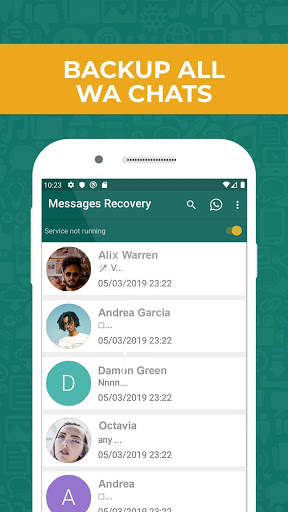 Recover Deleted Messages for WhatsApp screenshot 1