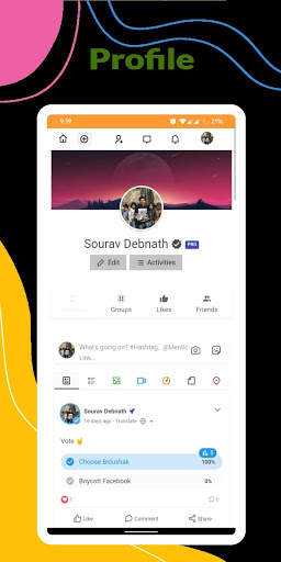 Bidushak - Indian Social Media App screenshot 2