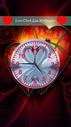 Love Clock Live Wallpaper - Analog Clock screenshot 4