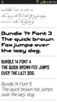 Fonts for Samsung 1000  screenshot 2