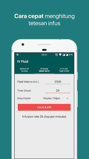 Kalkulator Infus & Dosis Obat - Tetesan Cairan screenshot 3