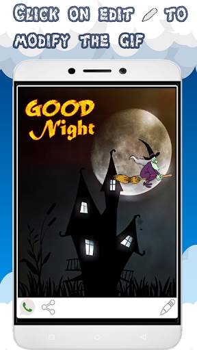 Good night gif screenshot 4