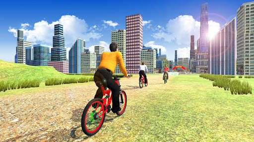BMX Bicycle Rider: Cycle Racing Games 2019 screenshot 1