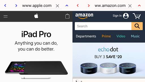 Dual Web Browser X2 screenshot 1