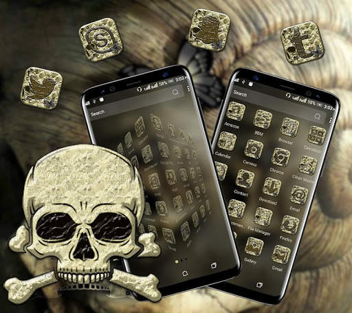 Fantasy Skull Launcher Theme screenshot 4
