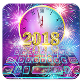 Happy New Year Keyboard Theme icon