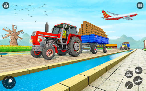 Farming Games: Tractor Driving screenshot 2