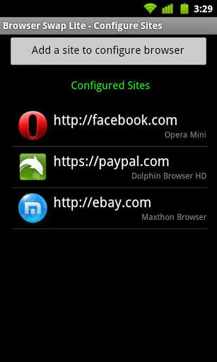 Browser Swap Lite screenshot 2