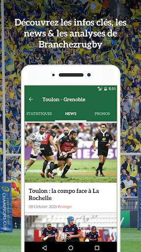Branchez Rugby - stats & news screenshot 3