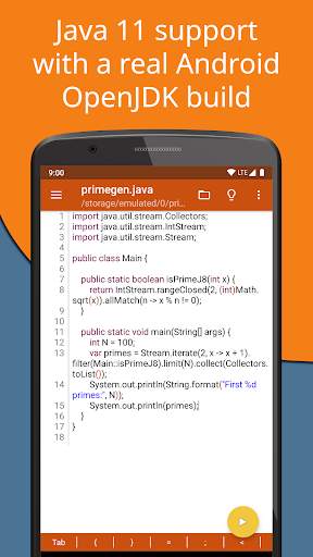 Jvdroid - IDE for Java screenshot 2