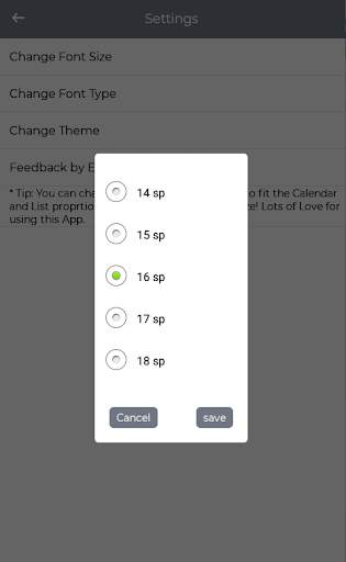 Calendar Notes - Multiple Notes Per day скриншот 6