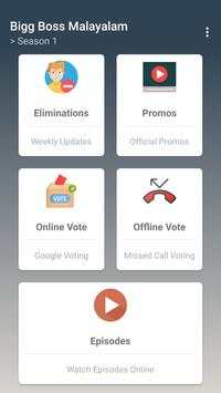 Bigg Boss Malayalam - Episodes | Vote | Live screenshot 2