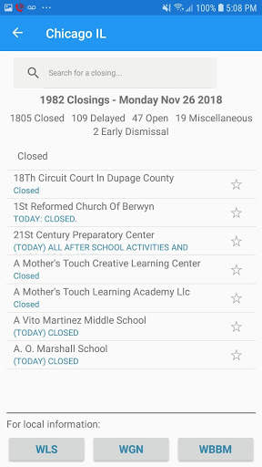 RUClosed - School / Work closed? Snow Day? screenshot 6