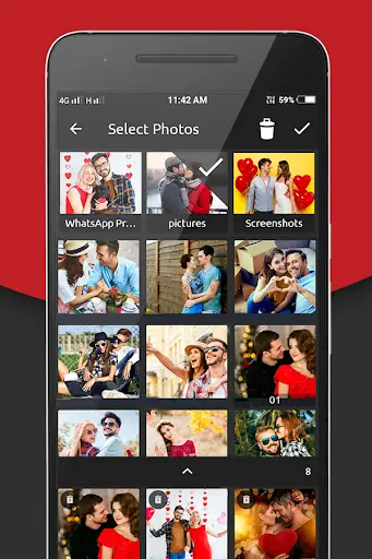 Valentin Day Video Maker Music screenshot 2