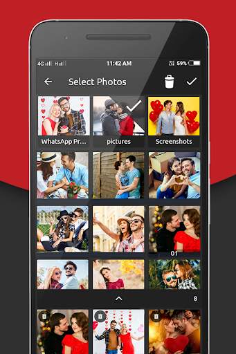Valentin Day Video Maker Music screenshot 2