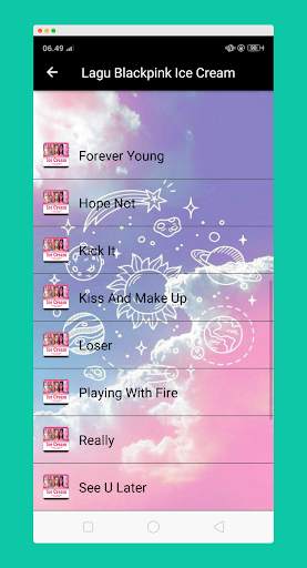 Lagu Blackpink 'Ice Cream' Offline screenshot 6