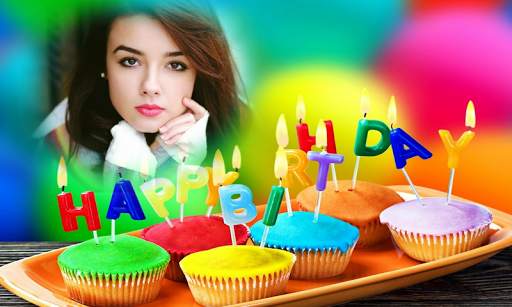 Name Photo on Birthday Cake Photo Editor screenshot 4