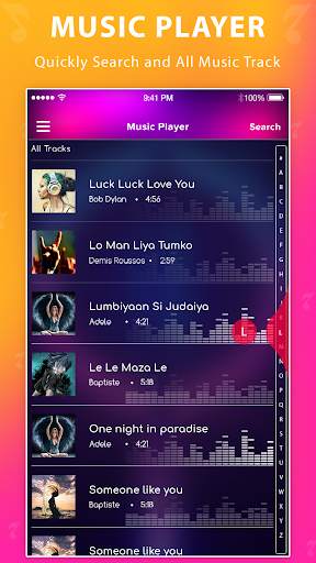 Musical: Music Player स्क्रीनशॉट 2