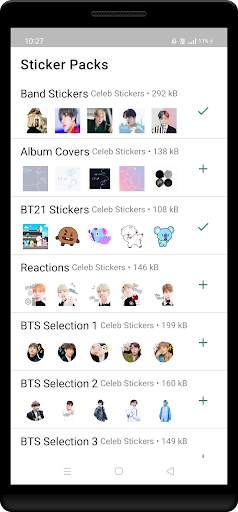 BTS Stickers for Whatsapp screenshot 1