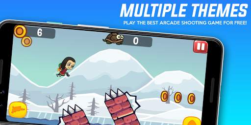 Shoot and run - Crazy Runner to collect coins screenshot 4