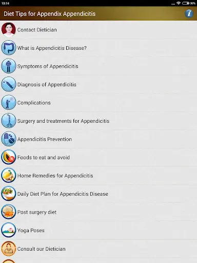Appendix Diet Foods Help Tips screenshot 9