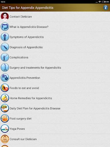 Appendix Diet Foods Help Tips скриншот 9
