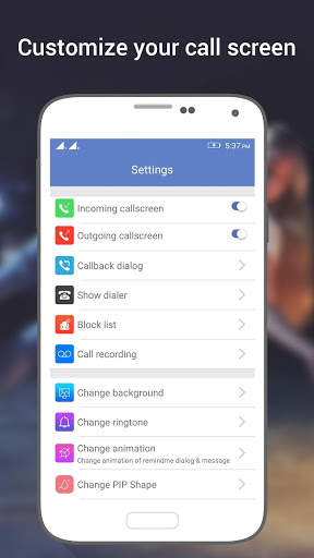 PIP i Call Screen OS 10 - Dialer screenshot 2