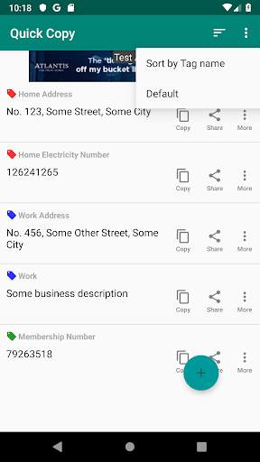Quick Copy : Paste text and share images easily скриншот 5