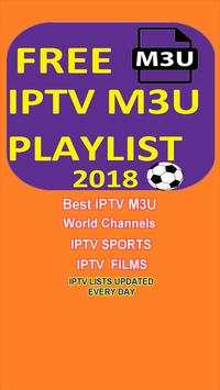 IPTV M3U PLAYLIST 2018 screenshot 1