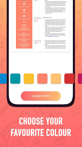 Générateur de CV professionnel gratuit screenshot 2