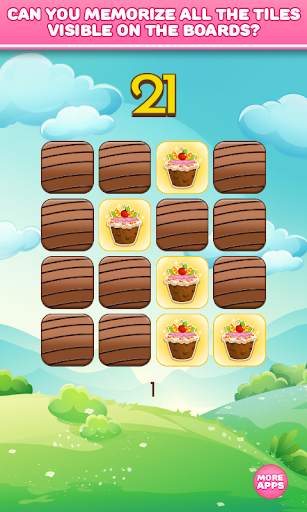 Brain game : Memory training : Cupcake * Free screenshot 2