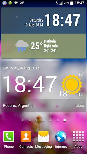 Weather ACE Clock Widget Pack screenshot 2