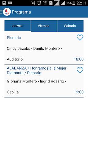 Evento CFA screenshot 2