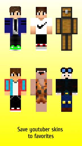 Youtubers skins for Minecraft screenshot 2