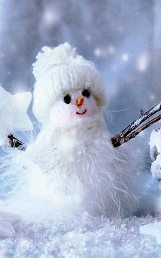Cute Snowman Live Wallpaper HD screenshot 10