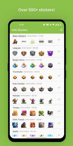COC Stickers screenshot 2
