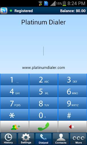 Platinum Dialer screenshot 1