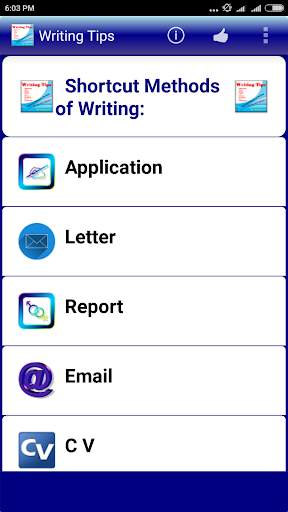 Writing Tips screenshot 2