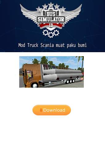 Mod Truck Scania Bussid screenshot 3