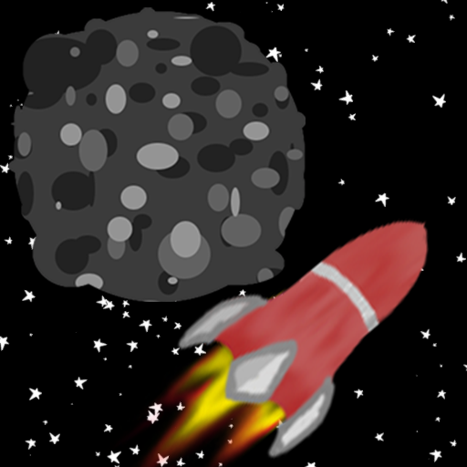 Rocket VS asteroids icon