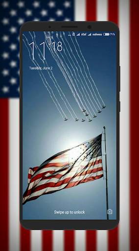 America Flag Wallpaper 6 تصوير الشاشة