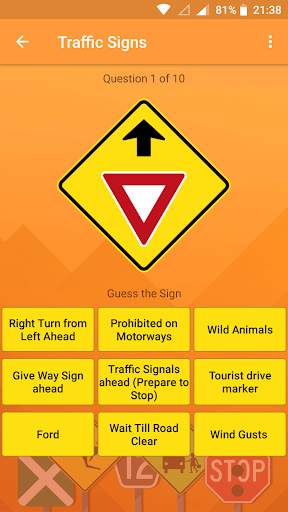 Australia Road (Traffic) Signs Test and Quiz скриншот 2