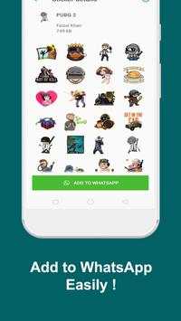Pub-G Stickers For Whatsapp screenshot 4