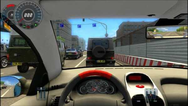 3D Sports Car Driving In City screenshot 1