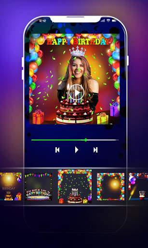Birthday Wishes - Photo Effect Video Status Maker screenshot 4