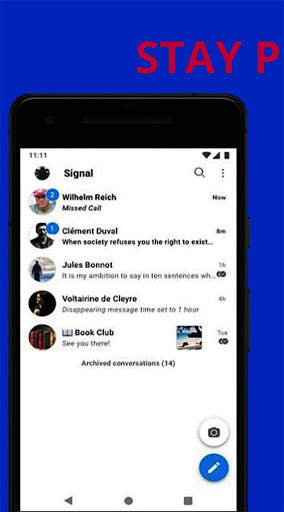 Signal Privat Messanger Guide 2021 screenshot 1