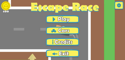 Escape race : 2D car racing screenshot 1